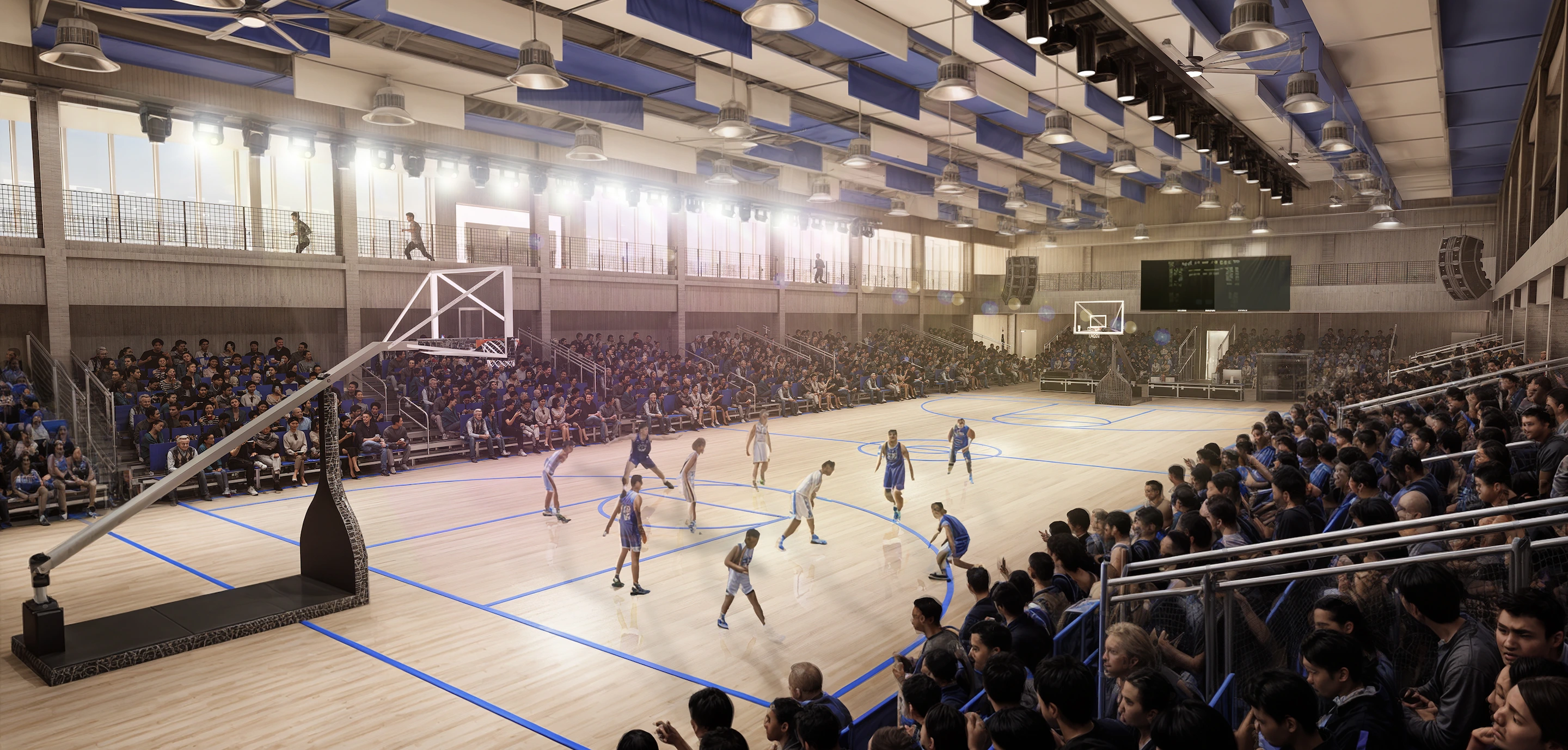 PAREF Southridge Sports Complex Interior - Basketball Court