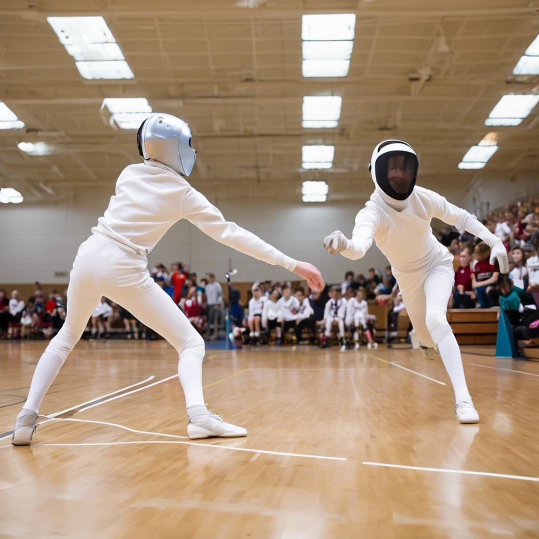 Fencing competition at Southridge