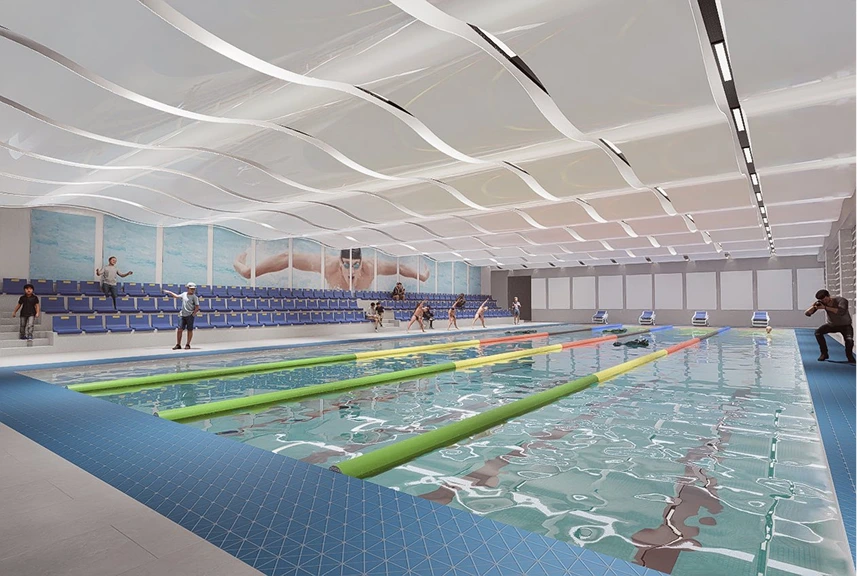 Indoor swimming pool facility